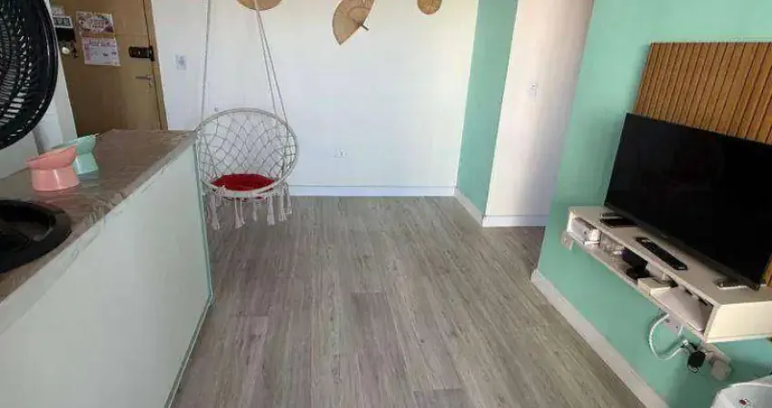 Apartamento com 1 dormitório à venda, 43 m² por r$ 320.000,00 - caiçara - praia grande/sp