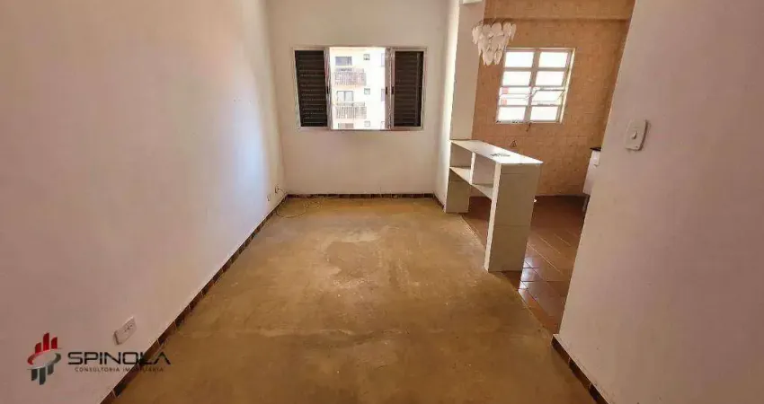Apartamento com 1 dormitório à venda, 38 m² por r$ 210.000,00 - aviação - praia grande/sp