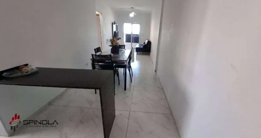 Apartamento com 2 dormitórios à venda, 65 m² por r$ 530.000,00 - caiçara - praia grande/sp