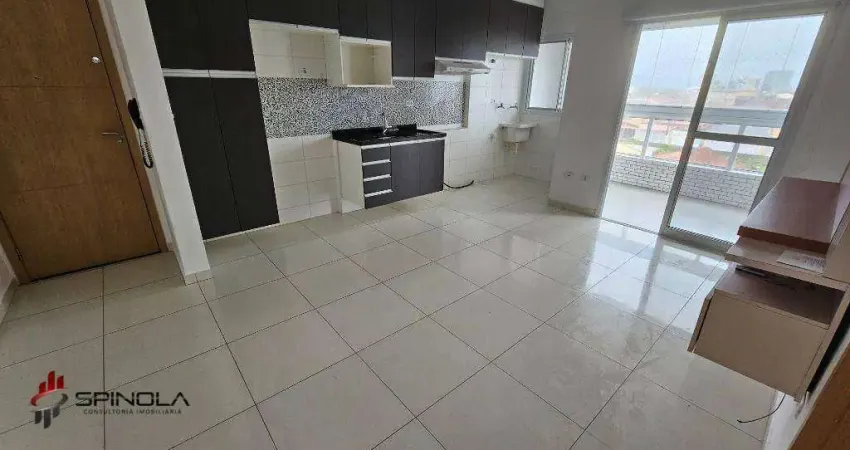 Apartamento com 1 dormitório à venda, 45 m² por r$ 345.000,00 - caiçara - praia grande/sp