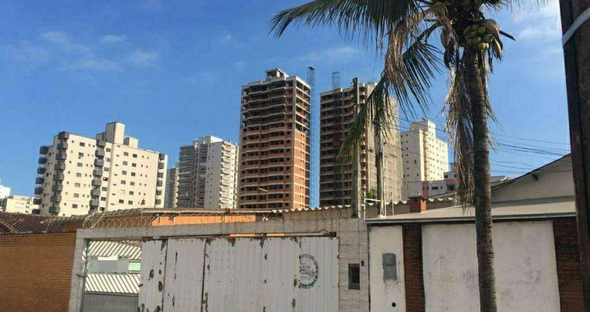 Terreno à venda, 1000 m² por R$ 2.800.000,00 - Aviação - Praia Grande/SP