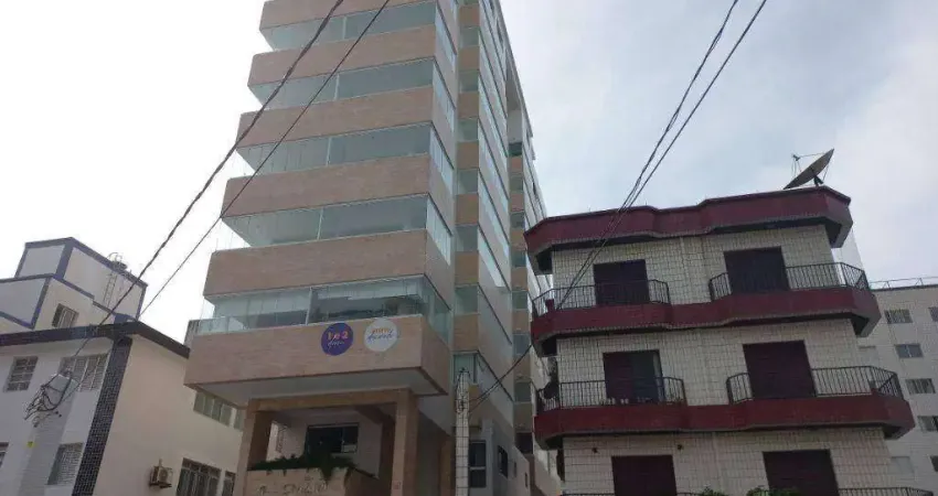 Apartamento com 1 dormitório à venda, 44 m² por R$ 336.000,00 - Vila Guilhermina - Praia Grande/SP
