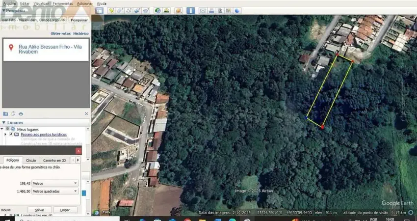 Terreno à venda na Rua Atílio Bressan Filho, Vila Rivabem, Campo Largo