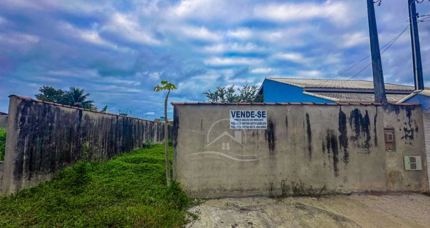 Terreno Murado à venda , ,   no bairro Josedy, 900 metros da praia, Peruíbe-SP
