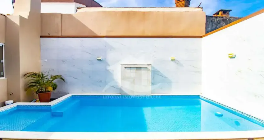 Casa Térrea à venda com piscina, 3 quarto(s),  sendo 1 suíte(s)  no bairro Stella Maris, 50 metros da praia, Peruíbe-SP