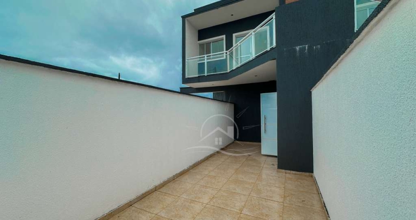 Casa Sobreposta / alto à venda , 2 quarto(s),  sendo 1 suíte(s)  no bairro Jardim Brasil, 2500 metros da praia, Peruíbe-SP