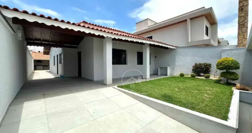 Casa Térrea à venda com piscina, 3 quarto(s), sendo 3 suíte(s) no bairro Cidade Nova Peruíbe, 600 metros da praia, Peruíbe-SP