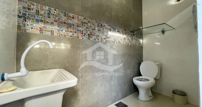 Casa Sobrado à venda com piscina, 5 quarto(s),  sendo 5 suíte(s)  no bairro Bougainville Residencial V, 2 metros da praia, Peruíbe-SP