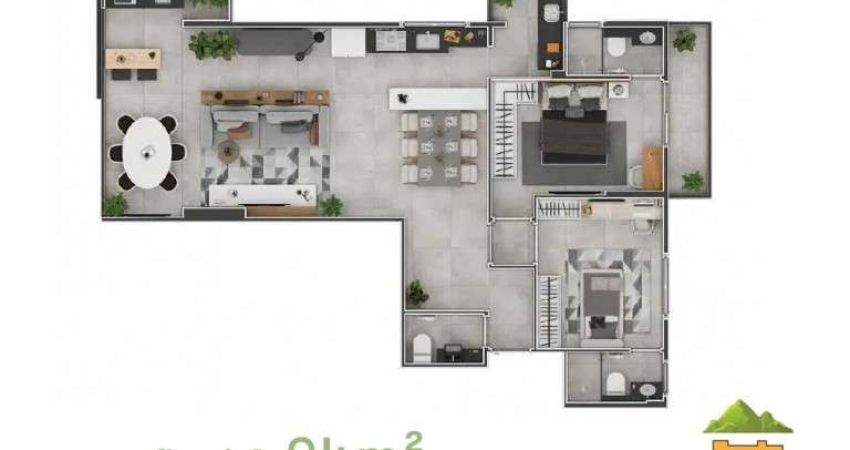 OPORTUNIDADE IMPERDÍVEL!!! Apartamento 2 dormitórios no Canto do Forte com suíte!