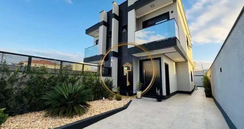 Sobrado de 03 dormitórios e piscina na ponte do imaruim - palhoça/sc