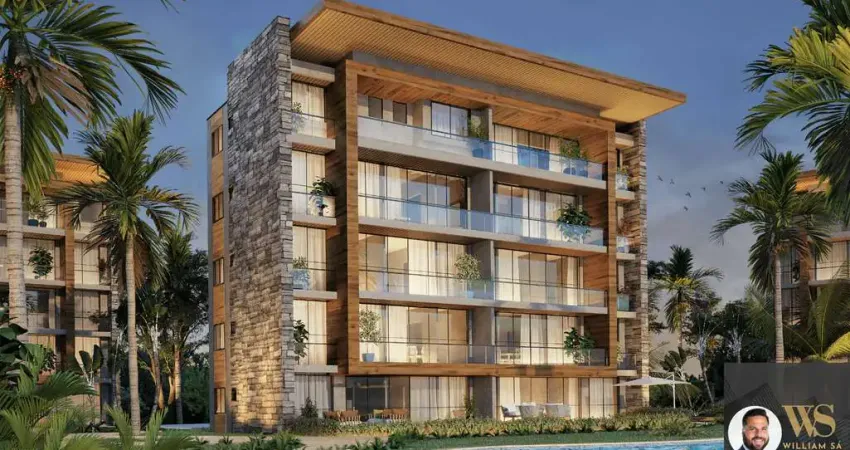 Apartamento de praia frente mar 75 metros lazer total pé na areia no porto das dunas Ceará