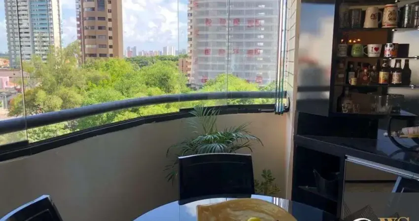 Apartamento 3 suites 140 metros com todos os moveis porteira fechada em frente a praca martins dourado em Cocó, Fortaleza/CE
