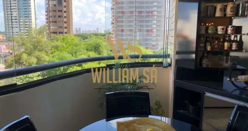 Apartamento 3 suites 140 metros com todos os moveis porteira fechada em frente a praca martins dourado em Cocó, Fortaleza/CE