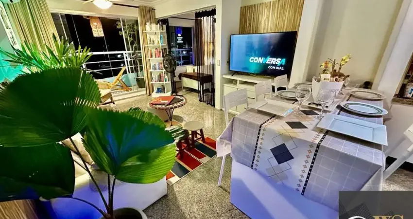Flat frente mar 50 metros 1 suite 1 caga piscina academia , consierge , camareira e mais em Fortaleza Ceará