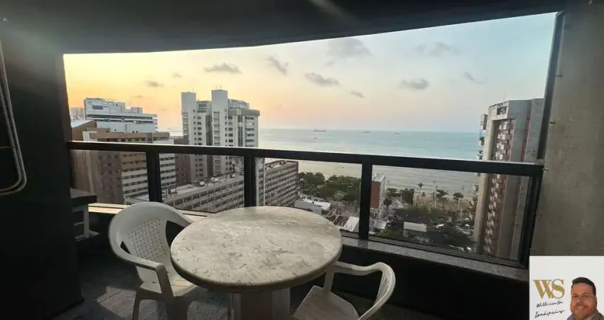 Spazzio hotel residente - flat 1 quarto com móveis vista mar em meireles, fortaleza/ce