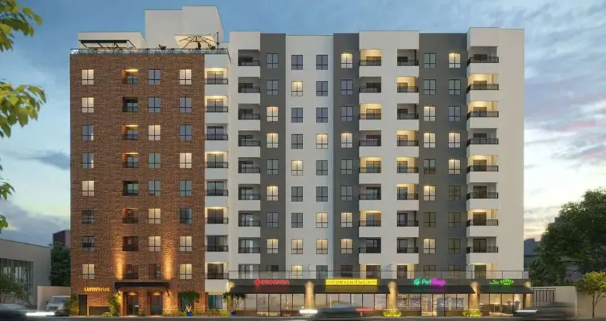 Lumy brick | constutora lumy | construção | 30 metros | 01 dormitório | com varanda | sem vaga