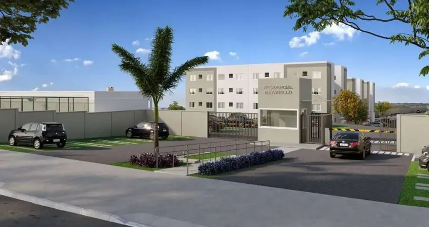 Residencial Mazarello | Construtora MRV | Construção | 40 metros | 02 dormitórios | sem varanda | 01 vaga