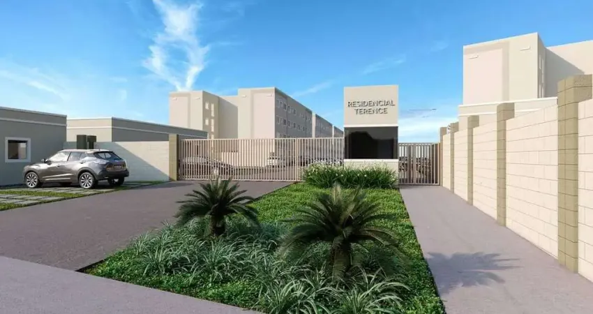 Residencial terence | construtora mrv | construção | 40 metros | 02 dormitórios | sem varanda | 01 vaga