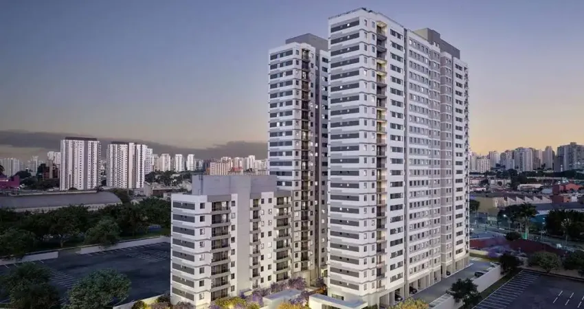 Cidade lapa pompéia | construtora cury | construção | 34 metros | 02 dormitórios | sem varanda e vaga