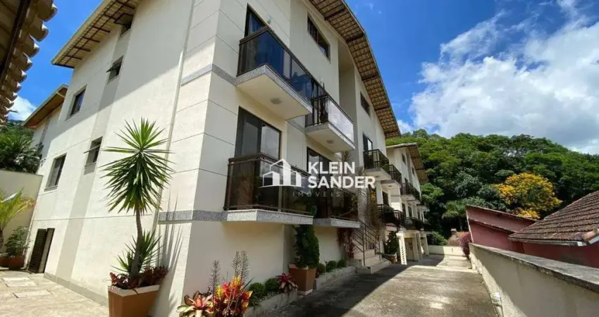 Apartamento duplex com 3 dormitórios à venda, 137 m² por r$ 520.000,00 - cônego - nova friburgo/rj