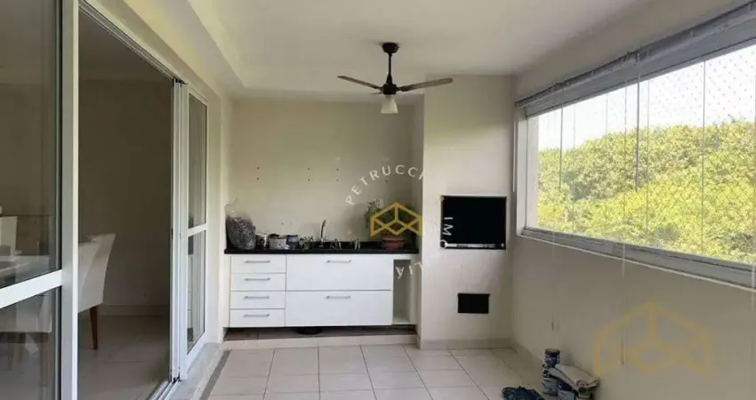 Apartamento com 3 dormitórios para alugar, 134 m² por R$ 9.677,00 - Vila Brandina - Campinas/SP