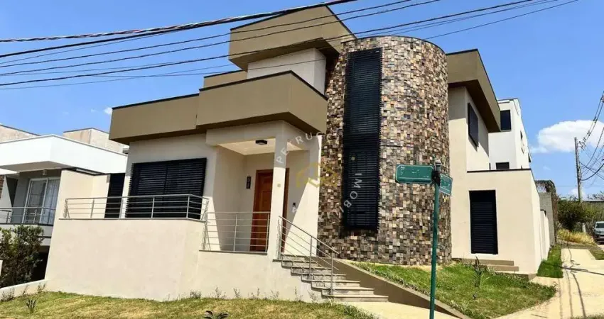 Sobrado à venda em condomínio fechado no swiss park em campinas- sp