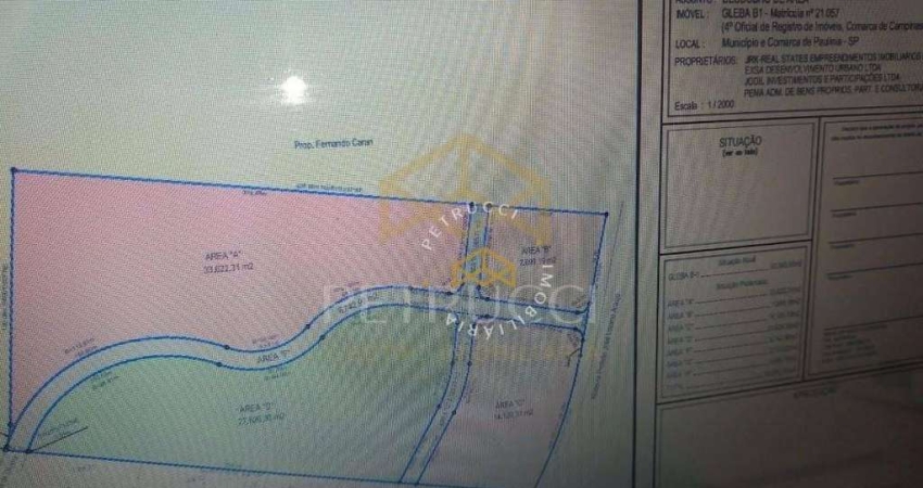 Área Residencial à venda, Jardim Ypê, Paulínia - AR0245.