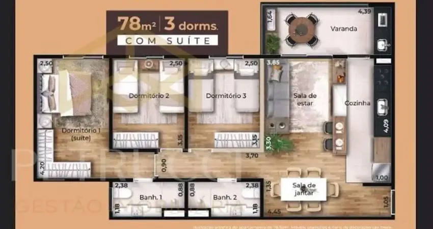 Apartamento com 2 dormitórios à venda, 64 m² por R$ 608.000,00 - Swiss Park - Campinas/SP