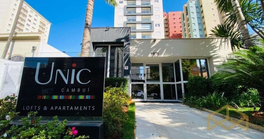 Apartamento com 2 dormitórios à venda, 51 m² por R$ 690.000,00 - Cambuí - Campinas/SP