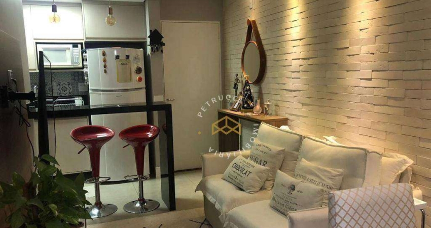 Apartamento com 2 dormitórios à venda, 58 m² por R$ 430.000,00 - Residencial Santa Eliza - Valinhos/SP
