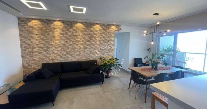 Apartamento com 3 dormitórios para alugar, 104 m² por R$ 6.367,00/mês - Torre Saint Michael Residencial - Hortolândia/SP