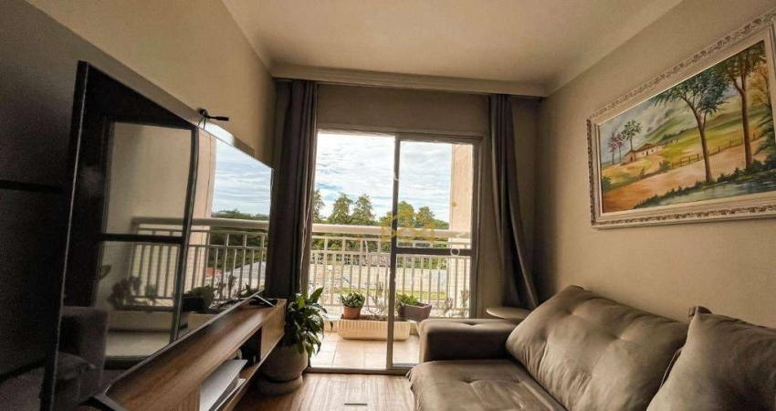 Apartamento com 3 dormitórios à venda, 69 m² por R$ 375.000,00 - Jardim Capivari - Campinas/SP
