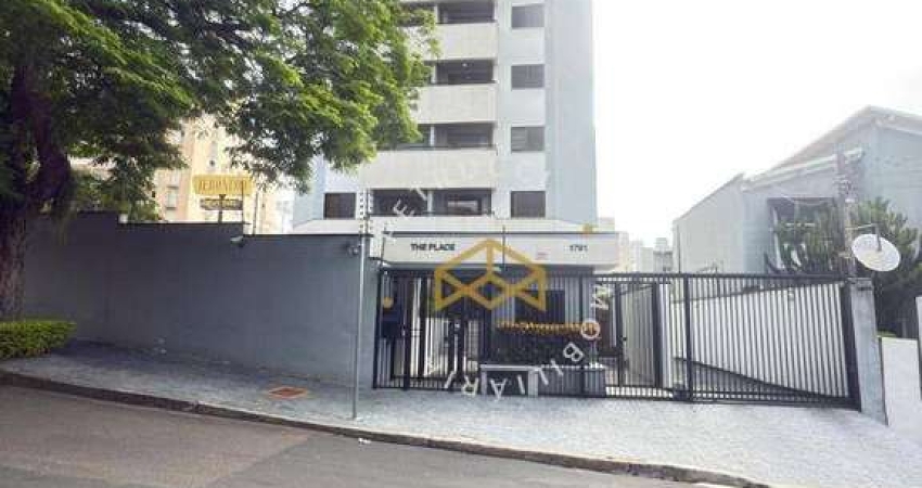 Apartamento com 1 dormitório para alugar, 58 m² - Cambuí - Campinas/SP