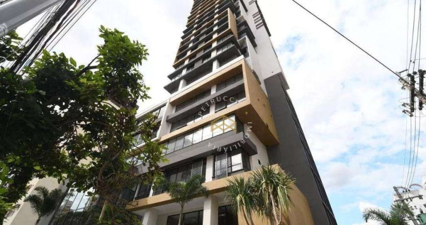 Apartamento com 1 dormitório para alugar, 44 m² por R$ 6.025,00/mês - Cambuí - Campinas/SP
