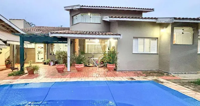 Casa com 4 dormitórios para alugar, 349 m² por R$ 10.456,00/mês - Vila Brandina - Campinas/SP