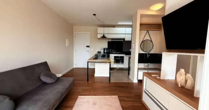 Apartamento com 1 dormitório para alugar, 42 m² - vila itapura - campinas/sp