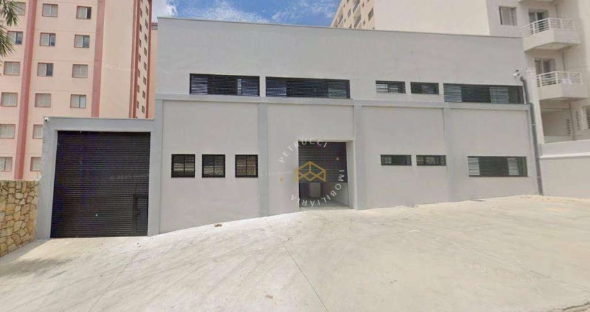 BARRACÃO, 838 M²  À VENDA NA PONTE PRETA - CAMPINAS/SP