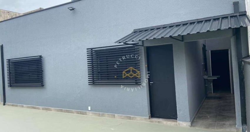 Casa com 1 dormitório para alugar, 55 m² por R$ 1.550,00 - Vila Mimosa - Campinas/SP