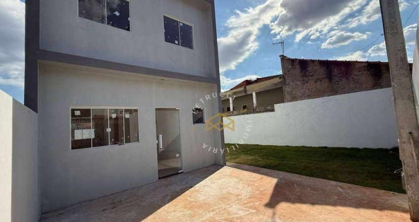 Casa com 3 dormitórios à venda, 80 m² - Parque Sevilha (Nova Veneza) - Sumaré/SP