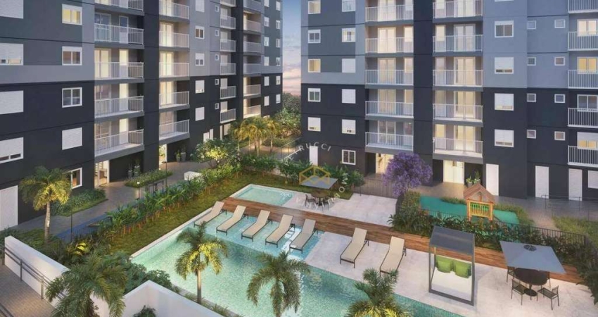Apartamento com 2 dormitórios à venda, 60 m²  - Loteamento Residencial Vila Bella Dom Pedro - Campinas/SP