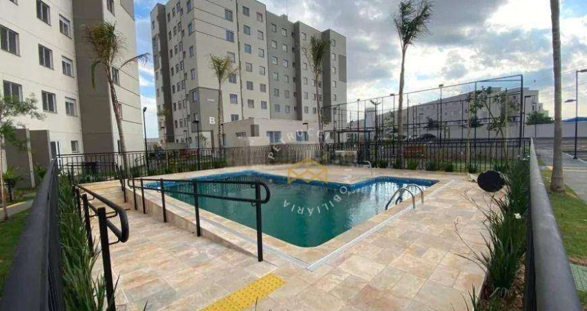 Apartamento com 2 dormitórios à venda, 45 m² - Vila Monte Alegre - Paulínia/SP