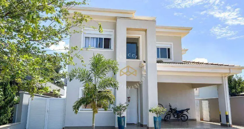 Casa com 4 dormitórios à venda, 262 m² - condomínio terras do cancioneiro - paulínia/sp