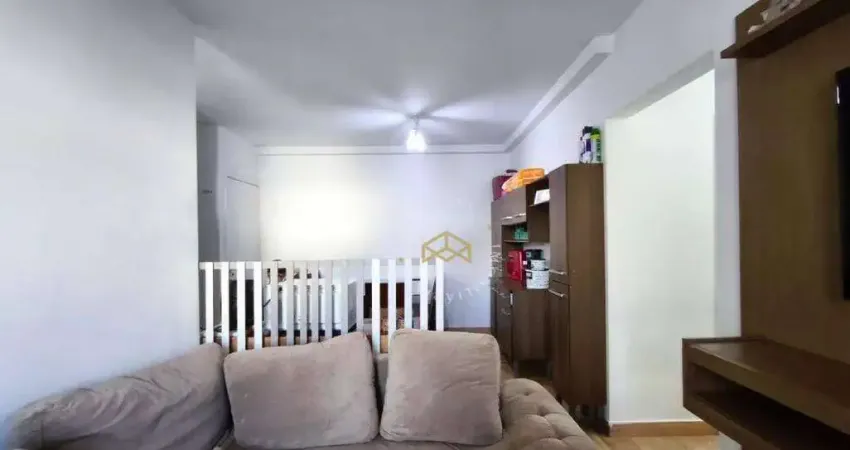 Apartamento com 3 dormitórios à venda, 58 m² - jardim do lago ii - campinas/sp