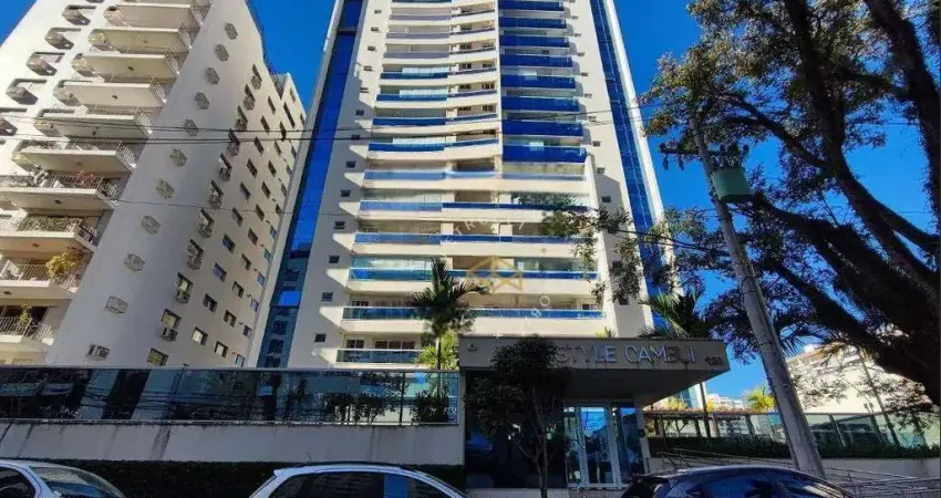 Apartamento com 3 dormitórios à venda, 77 m² - cambuí - campinas/sp