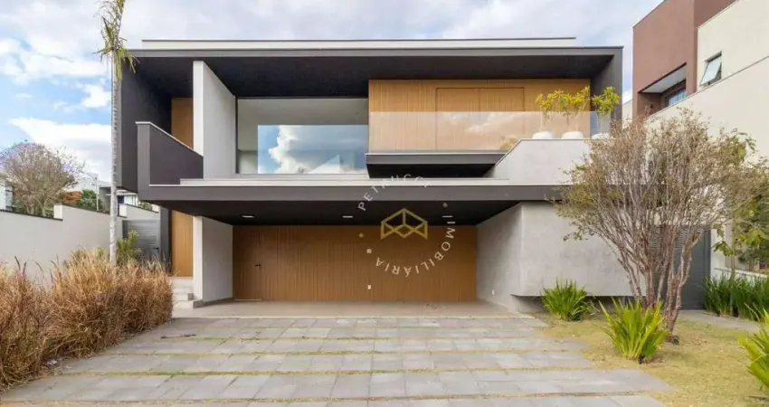 Casa com 5 dormitórios à venda, 481 m² por r$ 5.100.000,00 - alphaville dom pedro 3 - campinas/sp