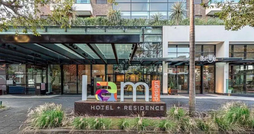 Apartamento com 1 dormitório à venda, 40 m² no cambuí em campinas/sp