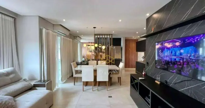 Apartamento com 1 dormitório à venda, 57 m² no morumbi - paulínia/sp