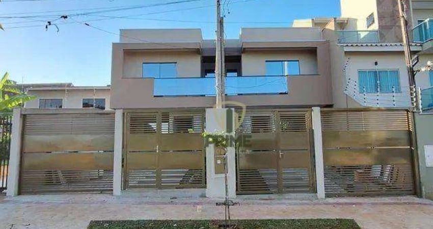 Casa à venda no Bairro Pacaembú em Londrina.   - Sobrado Imóvel novo. Área construída 117,10m² e terreno com 137,5m².