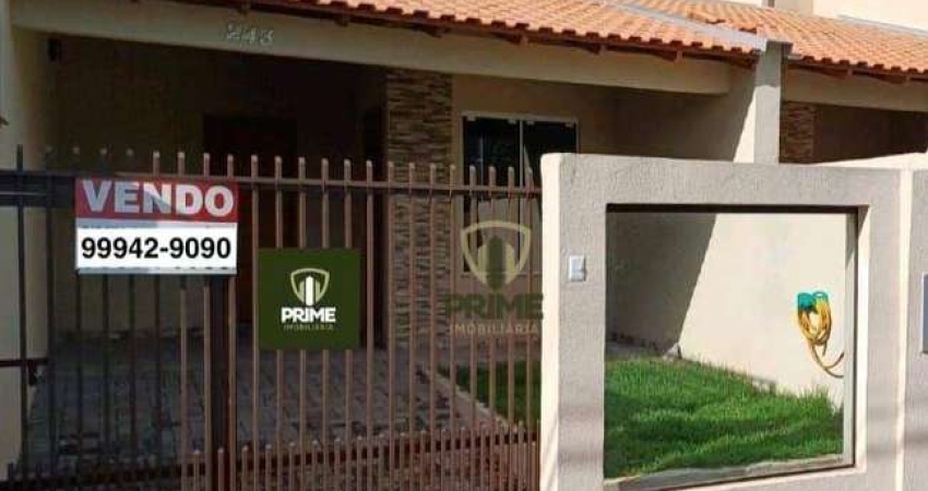 Casa à venda no Lago Juliana em Londrina. Casa nova, com 3 quartos sendo 1 suíte, sala 2 ambientes, piso porcelanato e laminado nos quartos, portas e