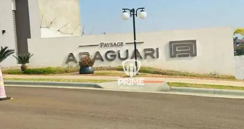 Terreno á venda no Parque Tauá - condomínio Araguari.   - Com 208m².
